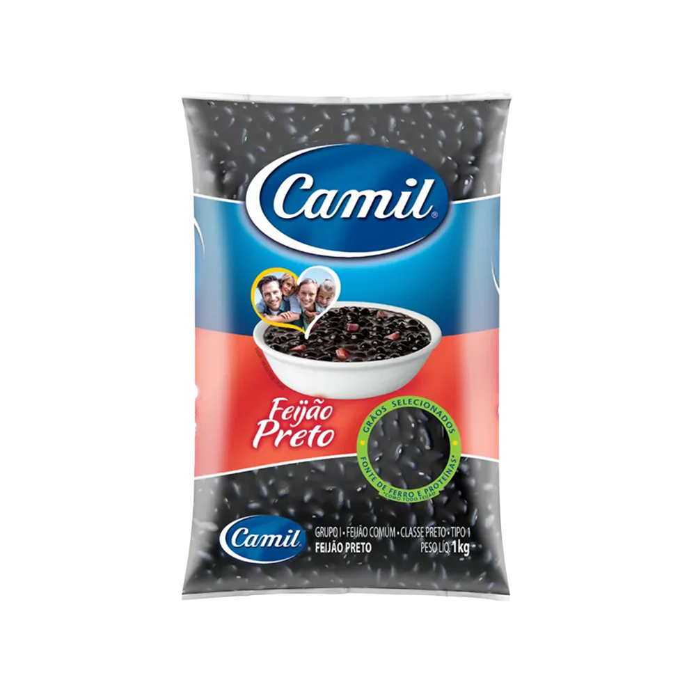 Feijao Preto Camil - 1kg