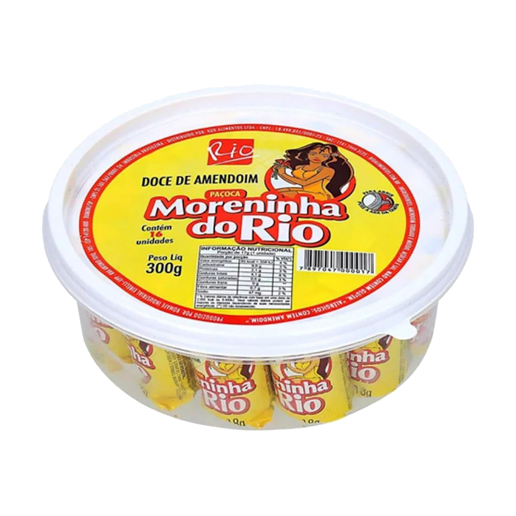 Paçoca Rolha Tradicional DaColônia 210 g, Brazilian peanut candy