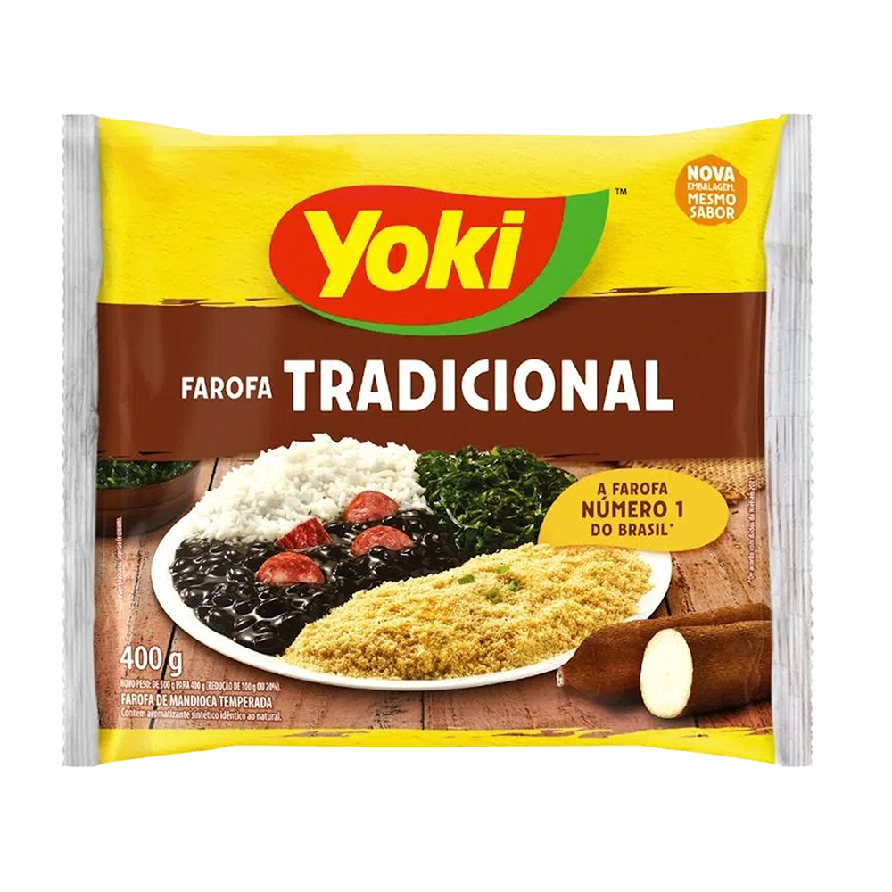 Farofa pronta Yoki 400g