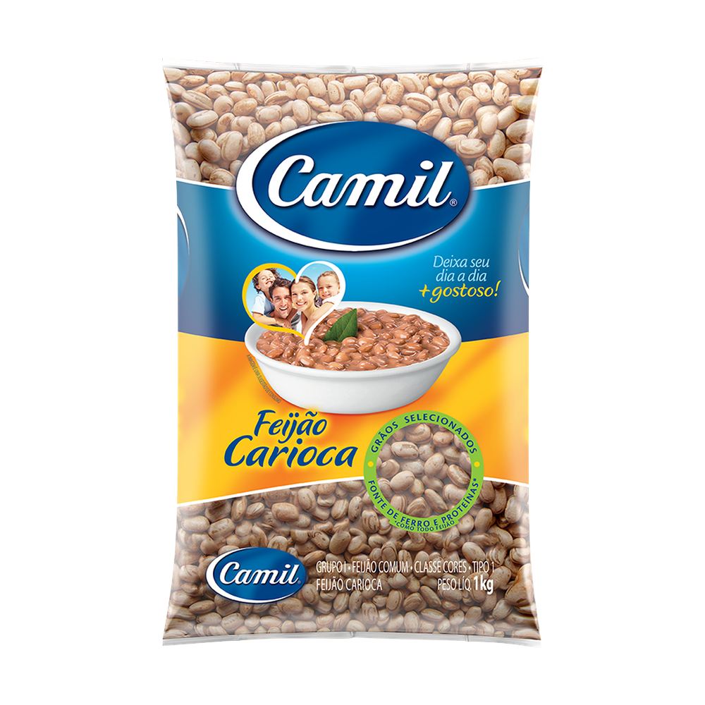 Feijão Carioca Camil 1 kg, carioca beans