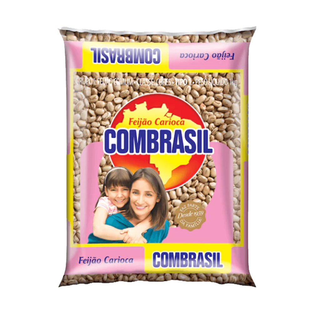 Feijão Carioca Combrasil 1 kg, carioca beans