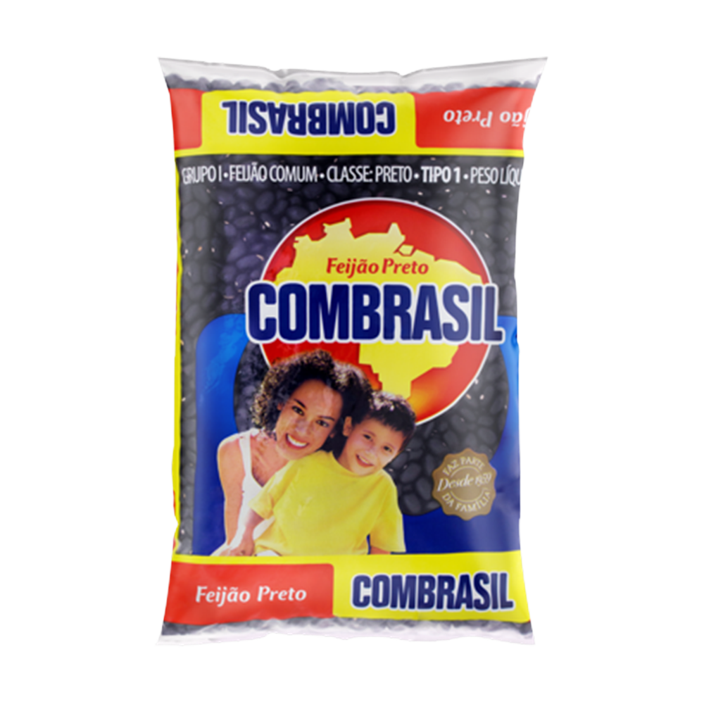 Feijão Preto Combrasil 1 kg, black beans