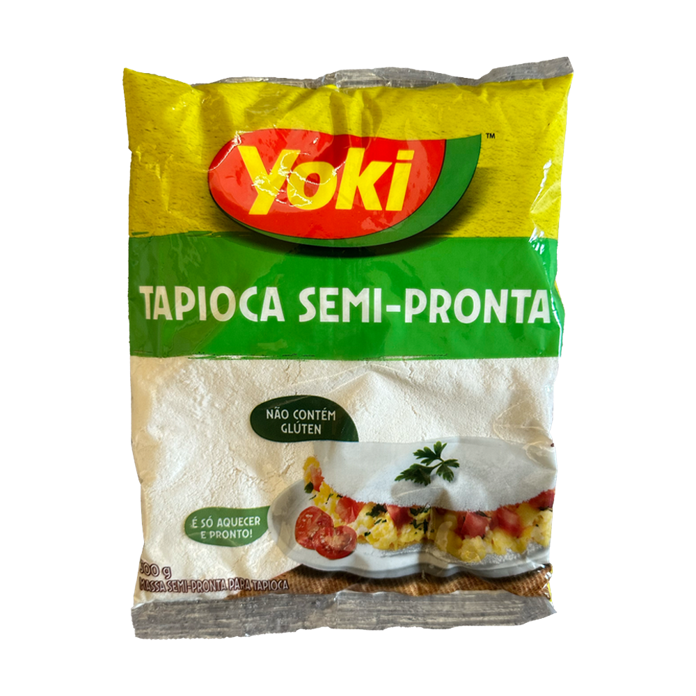 Goma Semi-Pronta para Tapioca Yoki 500 g, tapioca starch for tapioca crepes