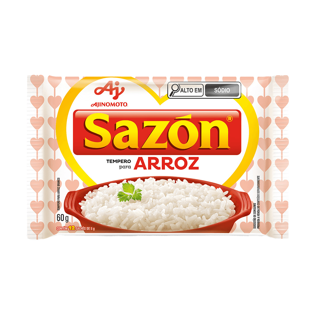 Tempero Sazón para Arroz 60 g, seasoning for rice