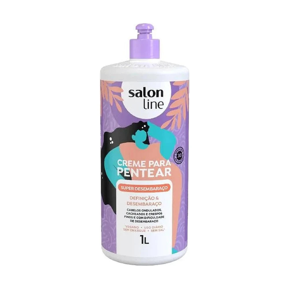 Creme para Pentear Super Desembaraço Salon Line 1 L, detangling leave-in cream