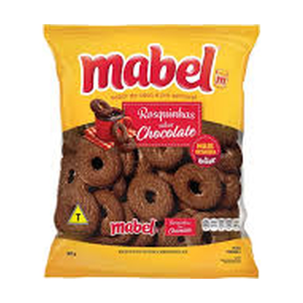 Rosquinha de Chocolate Mabel 300 g, chocolate ring cookies