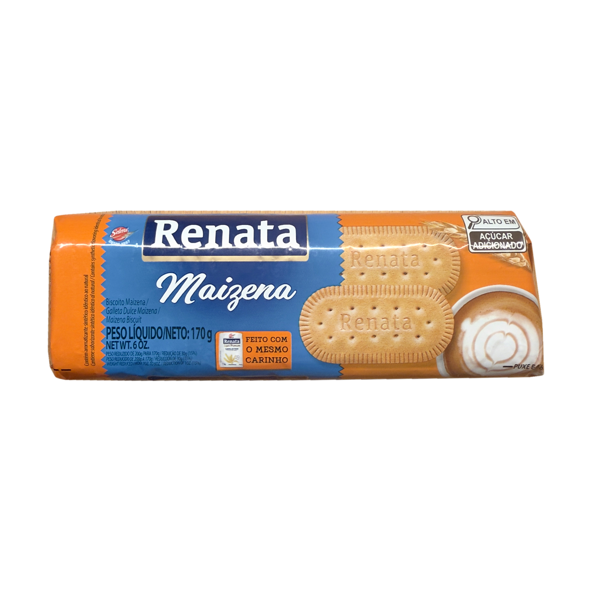 Biscoito Maizena Renata 170 g, Maizena biscuits
