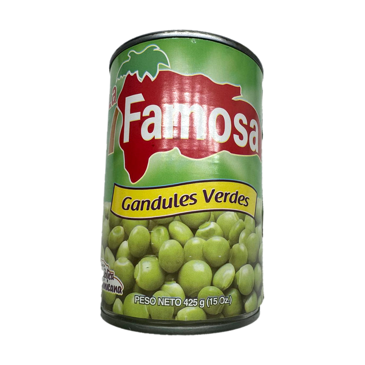 Gandules Verdes La Famosa 425 g, green pigeon peas