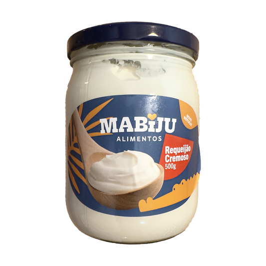 Requeijão Cremoso Mabiju 500 g, Brazilian-style cream cheese spread
